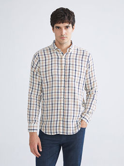 Regular Fit Uzun Kollu Ekose Arm?rl? Erkek G?mlek