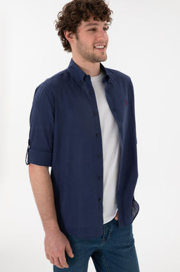 Erkek Lacivert Uzun Kollu Basic G_mlek Sepette S_rpriz _ndirim - U.s. polo assn фото 4