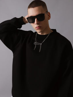 Свитшот оверсайз К501 Черный от фабрики Спортсоло