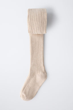 PLAIN RIBBED TIGHTS - Zara фото 4
