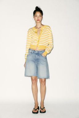 STRIPED KNIT CARDIGAN - Zara фото 17