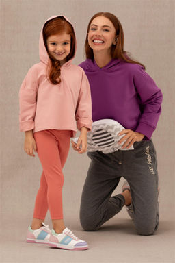 Женская фиолетовая толстовка с капюшоном - U.s. polo assn фото 8