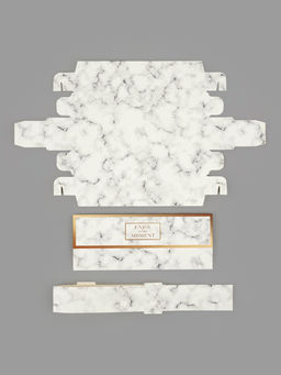 Цена за 5 шт. Коробка для конфет, кондитерская упаковка, 5 ячеек, «Мрамор», 5×21×3.3 см