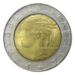 Монета 500 лир 1988 года Италия