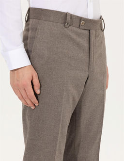 A__k Kahverengi Slim Fit Kuma_ Pantolon - Pierre cardin фото 6
