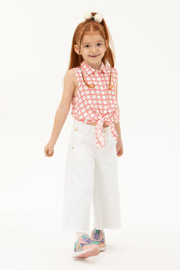 U. S. Polo Assn Оранжевая рубашка с коротким рукавом для девочки - U.s. polo assn фото 11