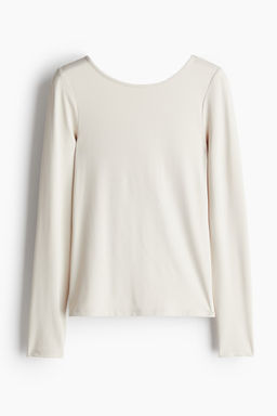 Top de microfibra con escote en U - H&m фото 4