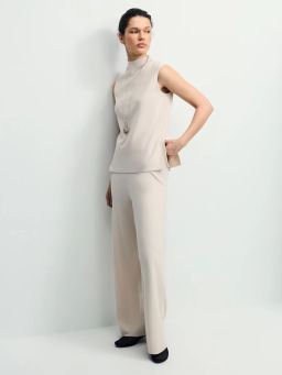 Прямые трикотажные брюки из вискозы / Zarina