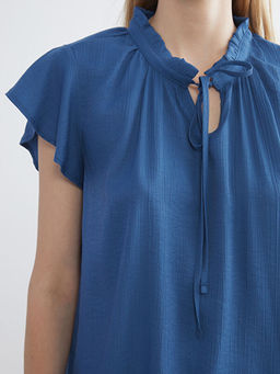 Ba?lamal? Yaka Dokulu Bluz