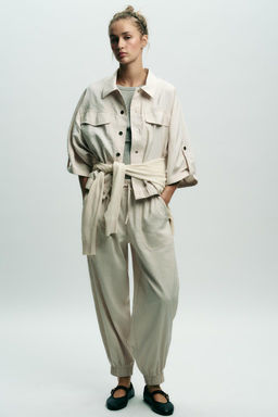 CUFFED HEM TROUSERS