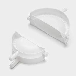 Набор для лепки пельменей Доляна «Пельменница», 3 предмета, формы d=7.5 и 10 см, скалка 21.5 см, МИКС