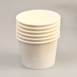 Цена за 50 шт. Стакан-креманка «Белая» под мороженое и десерты, 250 мл