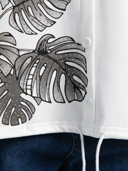 Блуза Экзотика (белая) Б15424-18М