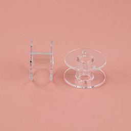 Цена за 4 шт. Набор шпулек, d=20 мм, 12 шт., прозрачный