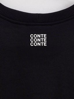 CONTE Футболка из футера c вышивкой LD 2589 black - Conte elegant фото 9