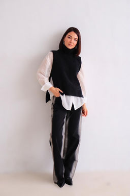 Martichelli Жилет вязаный чёрный