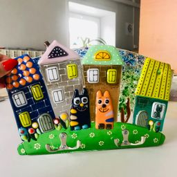 Ключница/вешалка Городок