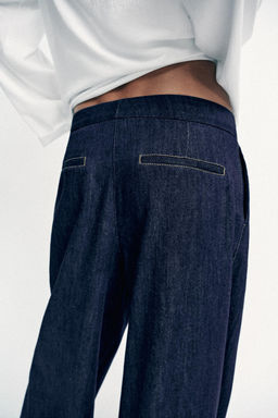 PANTAL?N Z1975 ANCHO PINZAS / Azul - Zara фото 8