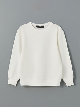 Bisiklet Yaka Erkek ?ocuk Sweatshirt