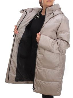 S21122 BEIGE Куртка зимняя женская облегченная Y SILK TREE (150 гр. холлофайбер) - Fashion фото 7