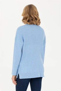 Женский синий свитер - U.s. polo assn фото 5