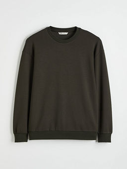 Bisiklet Yaka Erkek Sweatshirt