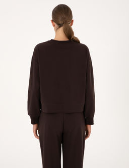 Kahverengi Oversize Sweatshirt