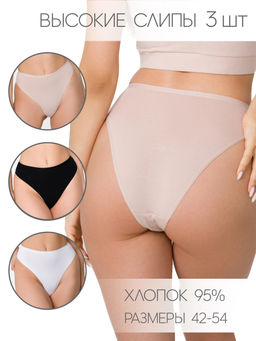 Комплект слипов с высокой посадкой (3 шт!) НЛ-04 (1)