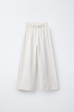 HEAVY WEIGHT WIDE-LEG TROUSERS