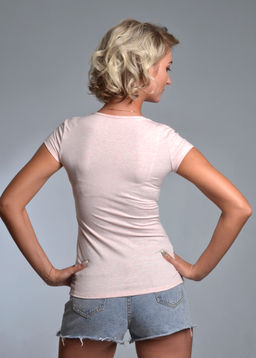 Футболка женская КРЕАТИВ (светло розовый №2 ) - Ивановская трикотажная компания фото 2