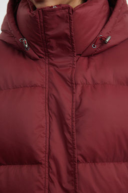 Tas Oversize Kapusonlu Kaz Tuylu Su Iticili Sisme Mont TWOAW25MO00102 - Trendyolmilla фото 11