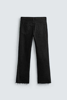 JEANS FLARE FIT ROTOS / Negro - Zara фото 21