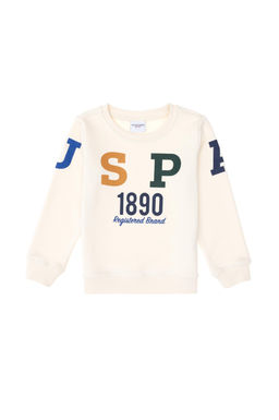 Кремовый свитшот для мальчика Неожиданная скидка в корзине - U.s. polo assn фото 2