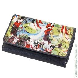 Маленький женский кожаный кошелек Sergio Valentini СВ 8138-109