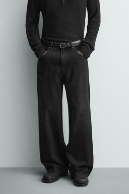 JEANS BAGGY FIT / Negro - Zara фото 11