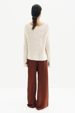 Pantal?n texturizado con cord?n de ajuste - H&m фото 7