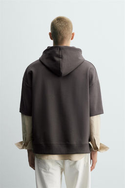 INTERLOCK HOODIE WITH LABEL - Zara фото 3