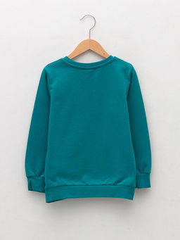 Bisiklet Yaka Basic Uzun Kollu Erkek ?ocuk Sweatshirt - Waikiki фото 2