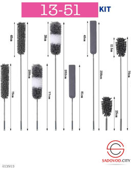 Гибкая щетка для уборки предназначена для сбора пыли и грязи