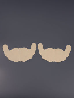 Цена за 2 шт. Тейпы для поддержки груди, р-р A (21×11 см), пара, на клеевой основе, бежевые - Onlitop фото 3