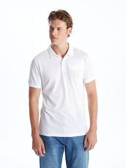 Polo Yaka K?sa Kollu Erkek Dokulu Ti??rt