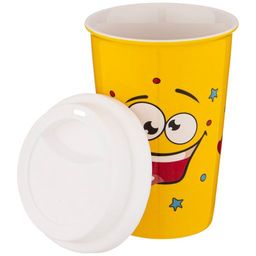 КРУЖКА LEFARD SMILE С КРЫШКОЙ 400МЛ  фото 3