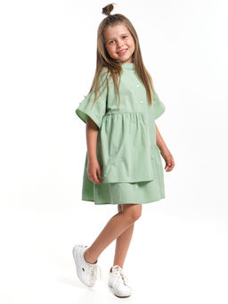 Платье Рубашка летнее хлопковое UD 7935 фисташка - Mini maxi фото 4