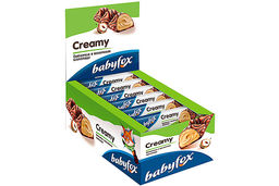 BabyFox, батончик вафельный Creamy в молочном шоколаде, 23 г (упаковка 24 шт.)