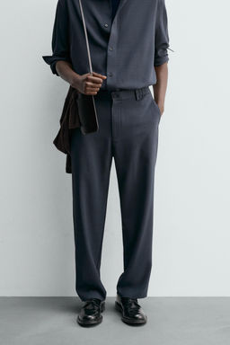 RELAXED FIT FLOWING TROUSERS - Zara фото 2