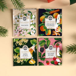 Чай в пакетика С Новым годом! в конверте, 7,2 г (4 шт . х 1,8 г). - Фабрика счастья фото 15