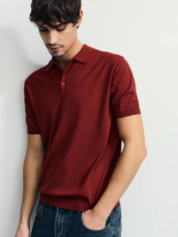 Джемпер поло regular fit / Zarina