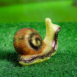 Садовая фигура из полистоуна «Улитки», 13×7.5 см, набор 4 шт.