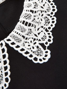 Платье школьное с белым воротником UD 6713 синий - Mini maxi фото 13