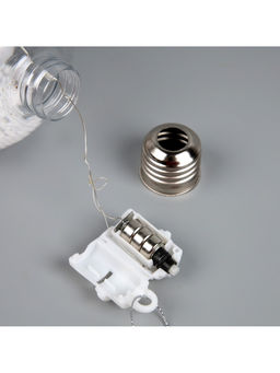 Ёлочный шар Заяц, 10х13 см, 1 LED, от батареек, свечение тёплое белое - Luazon lighting фото 11